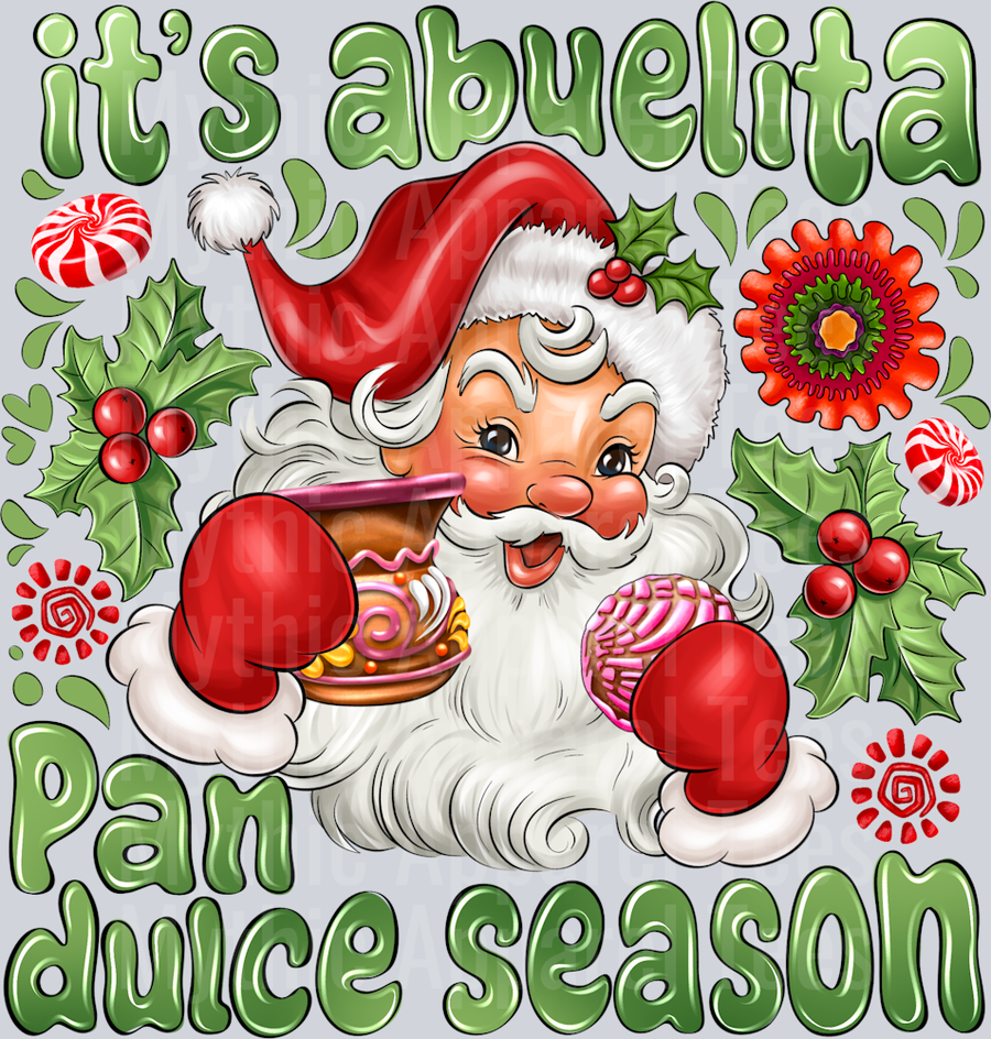 It's Abuelita Pan Dulce Season Christmas Santa