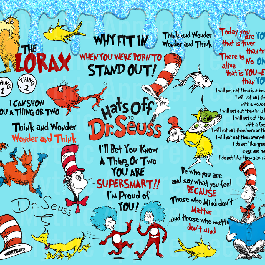 Dr Suess DTF Transfer