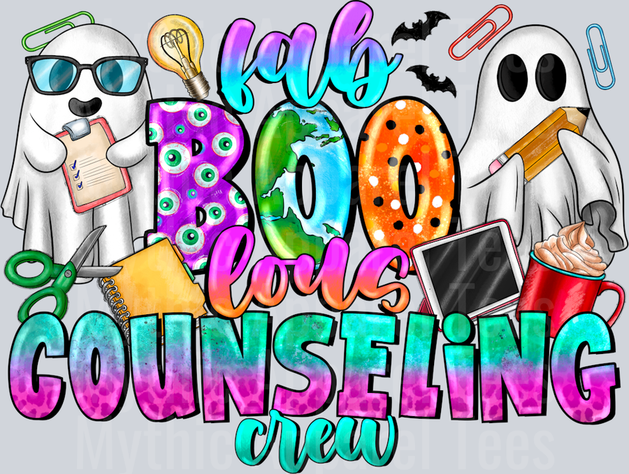 Fab boo Lous Counseling Crew Spooky Halloween Nurse