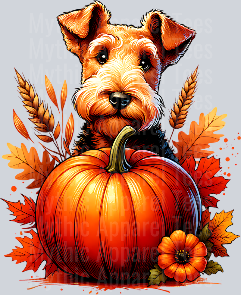 WELSH TERRIER DOG FALL