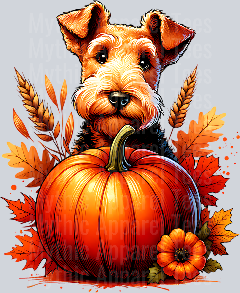 WELSH TERRIER DOG FALL