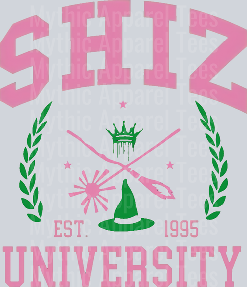 Shiz University Green and Pink DTF Wicked Transfers