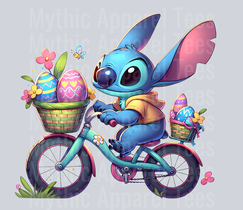 Stitch Easter Transfer 11 DTF Stitch Easter Transfers