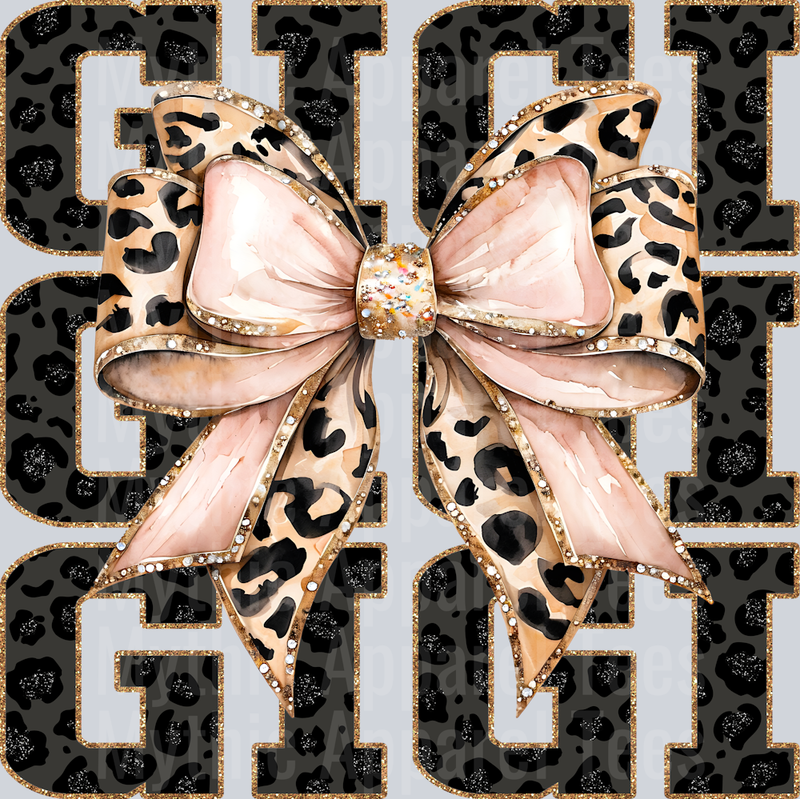 Leopard Bow Gigi