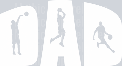 9 Basketball Dad Fun Design Basketball Player Father_S Day Long Sleeve T-Shirt