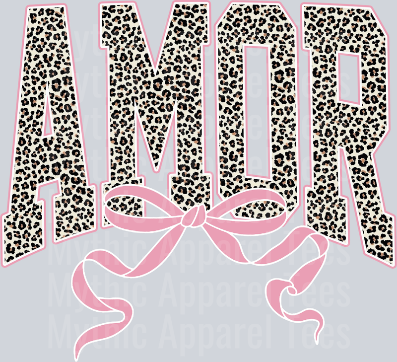 Beautiful Leopard Love Transfers