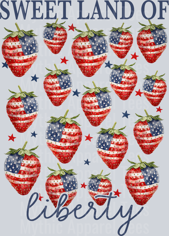 Sweet Land Of Liberty DTF Patriotic Transfers