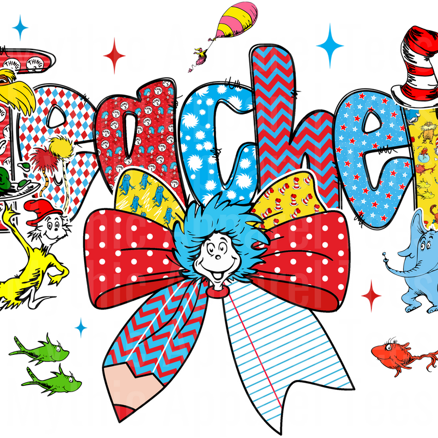 Dr Suess DTF Transfer