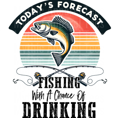 Fishing DTF Transfer