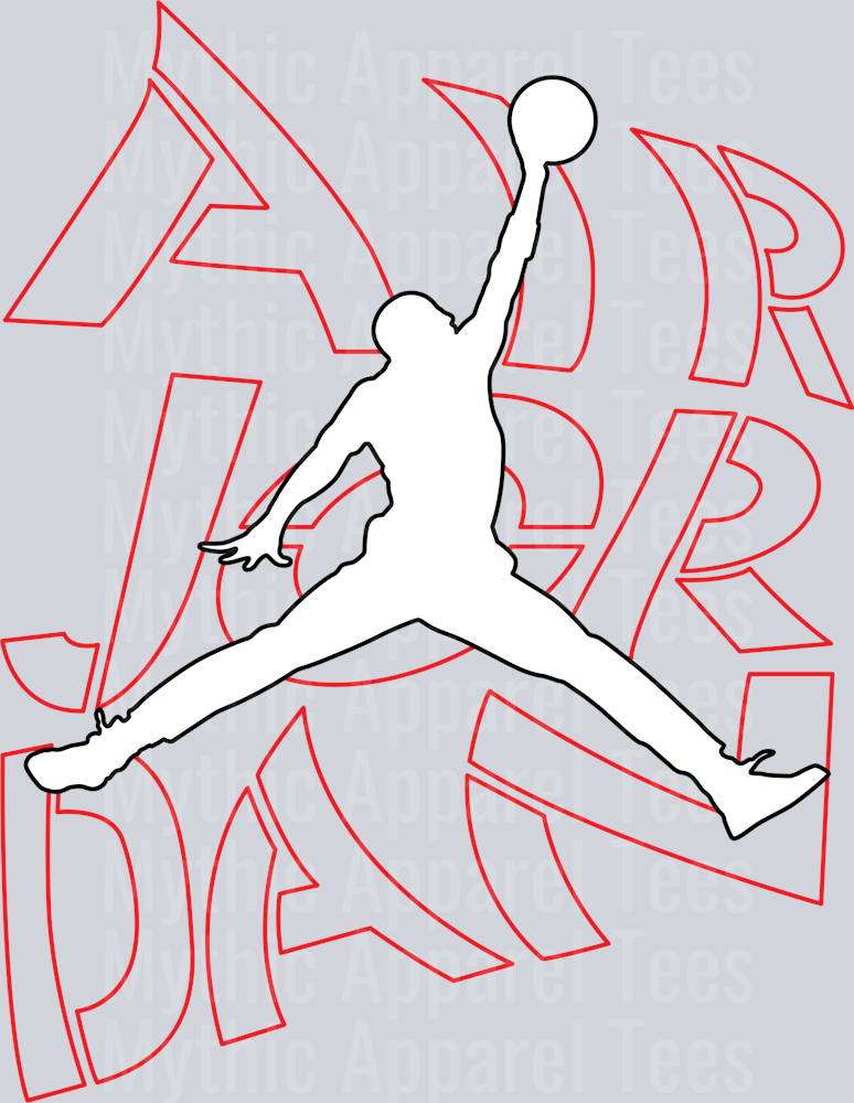 Line art Jordan Air Michael Jordan Chicago Bulls Jordans Nike DTF Michael Jordan Transfers