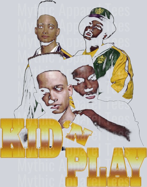 Kid N Play HALFTONE Made For Black Shirt DTF Pop Culture Transfers
