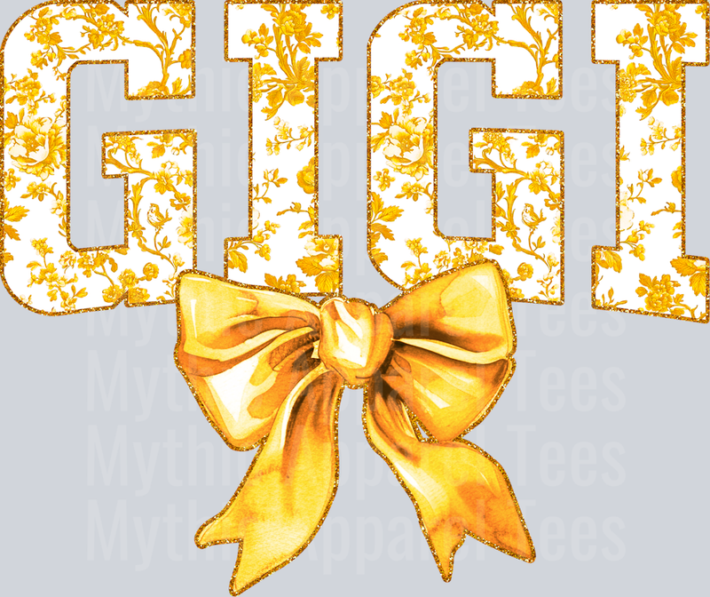 Yellow Toile Gigi