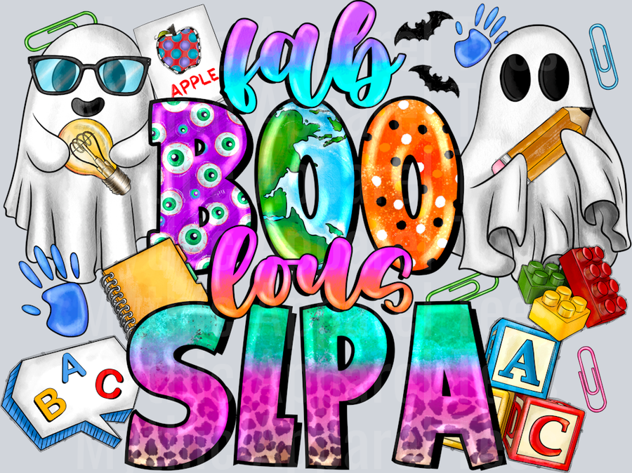 Fab boo Lous Slpa Spooky Halloween Nurse