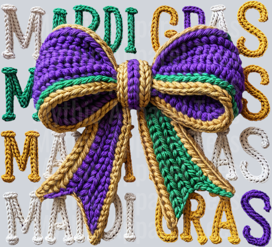 Mardi Gras Faux Yarn