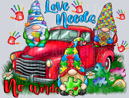 Love needs No Truck Gnome