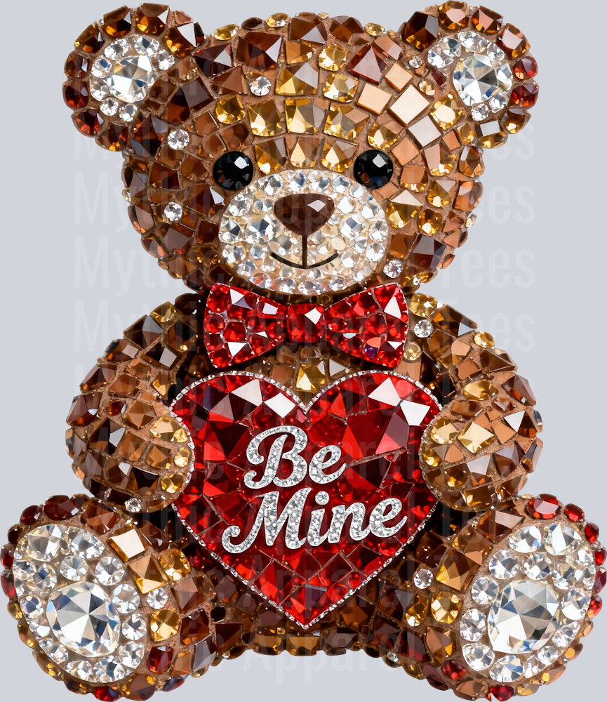 Be Mine Rhinestone Valentines Day