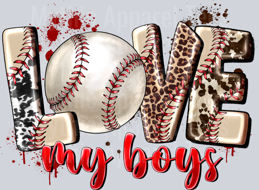 Love My Boys Baseball