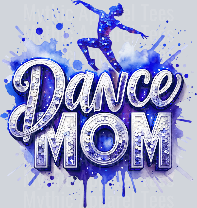 007 Dance Mom Male Dancer Blue DTF Dance Mom Transfers