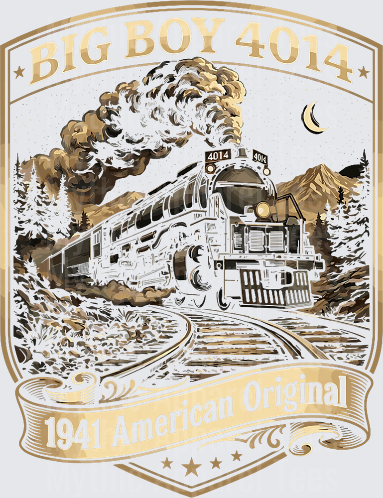 Trains Big Boy 4014 Steam Locomotive 1941 American Original Badge