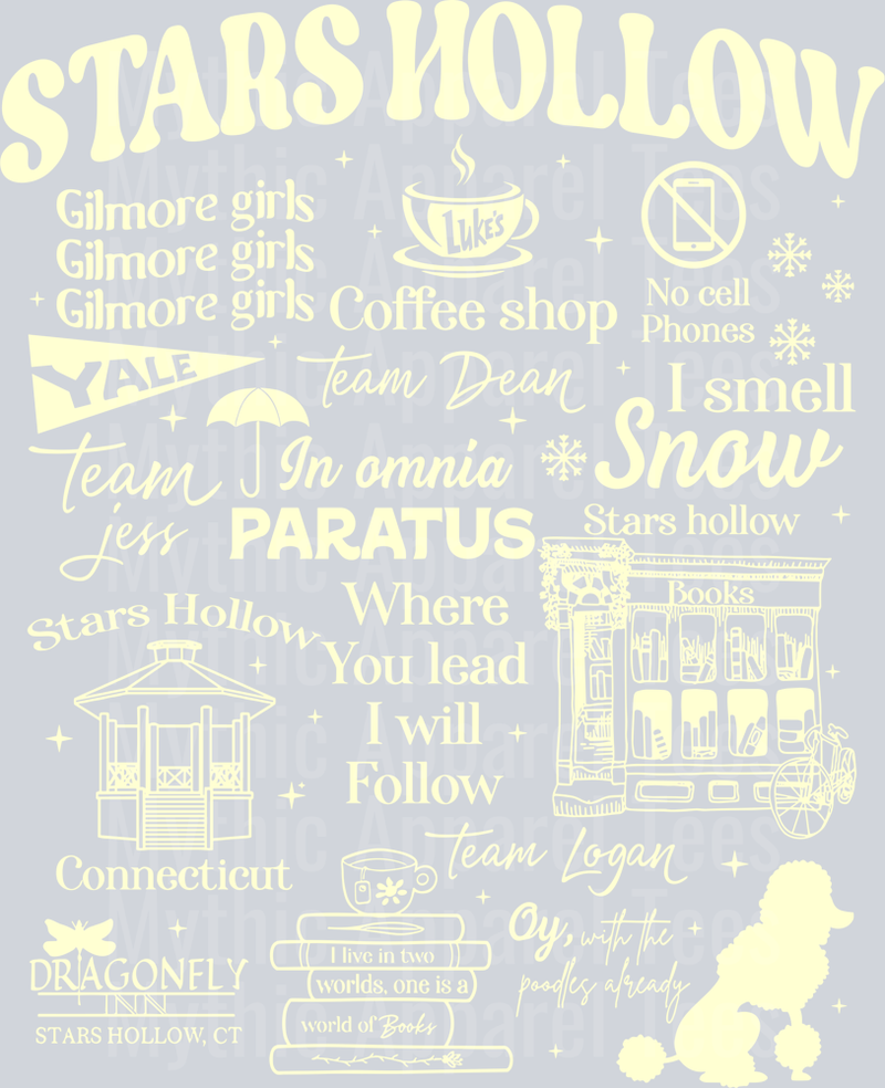 MUA Stars Hollow Est 1779 Where You Lead I Will Follow back
