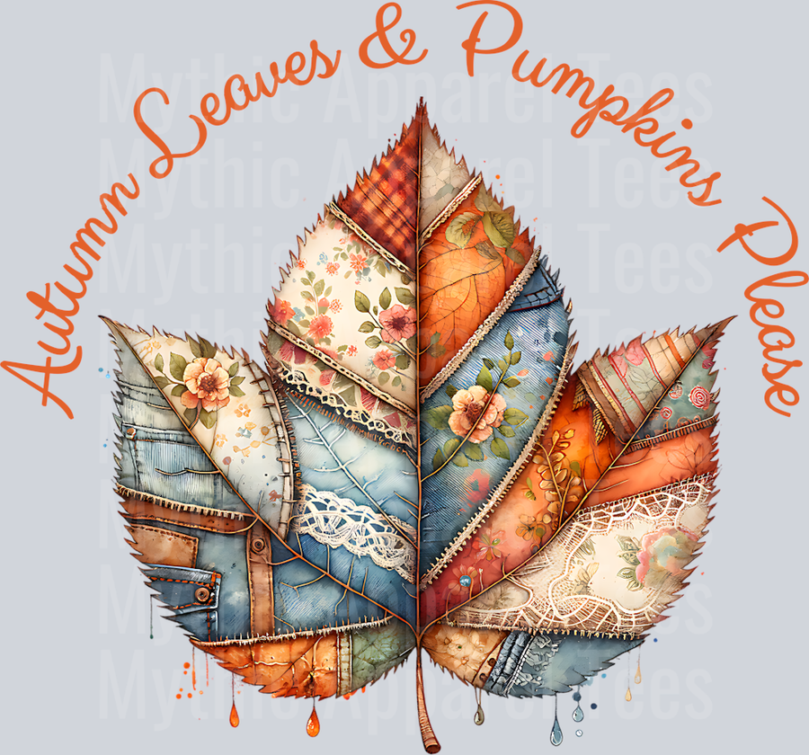AUTUMN LEAVES AND PUMPKINS PLEASE
