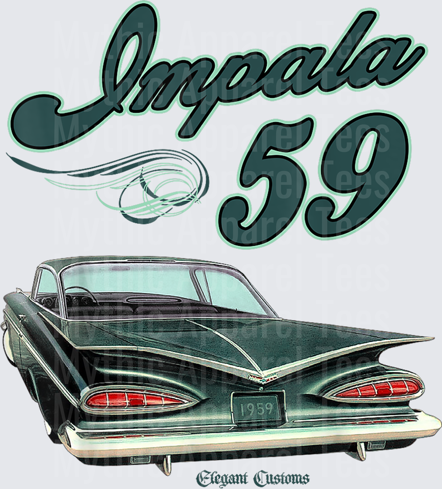 1959 Impala - Low Rider Kustom Lead Sled Hot Rod Muscle Car T-Shirt