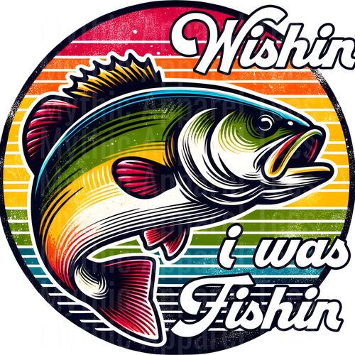 Fishing DTF Transfer