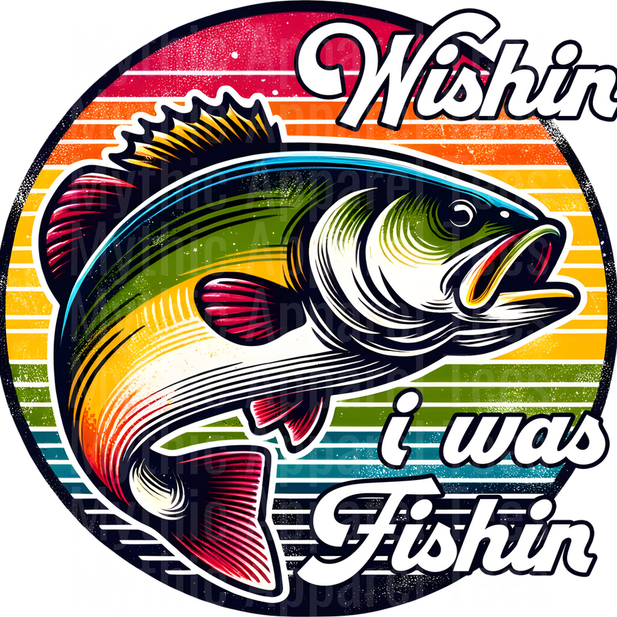Fishing DTF Transfer
