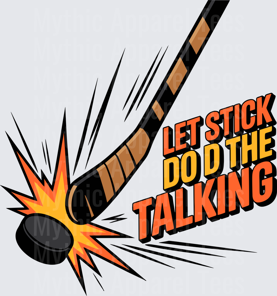 Ice Hockey Let Stick Do The Talking Puck Strike Burst