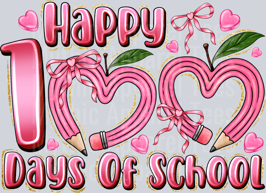 Happy 100 Days Of School Girl