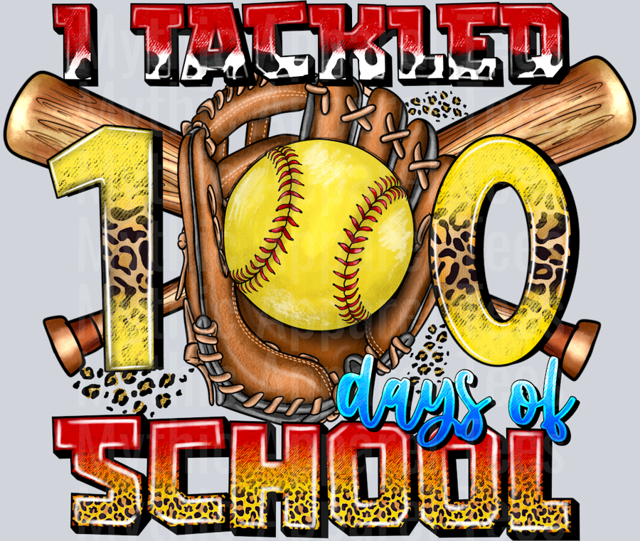 I Tackled 100 Days Of School Softball