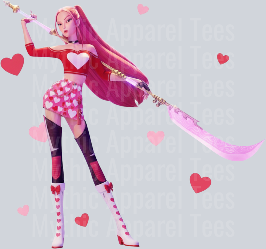 K-Pop Demon Hunters HUNTERX Valentines Day Transfers