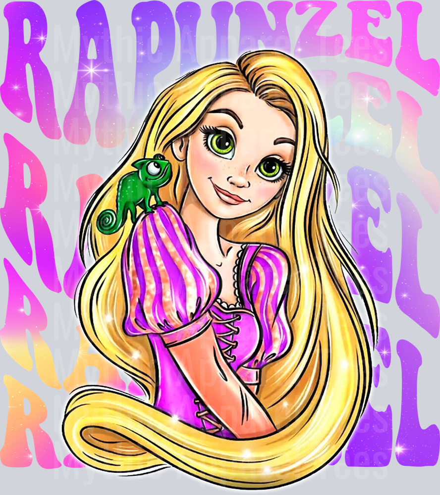 Rapunzel Disney Princess Stacked Name Disney
