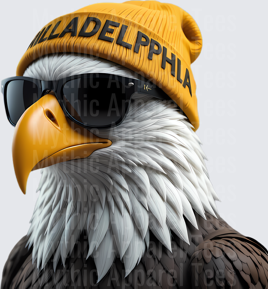 NFL Mascots Philadelphia Eagles Bald Eagle Sunglasses Beanie