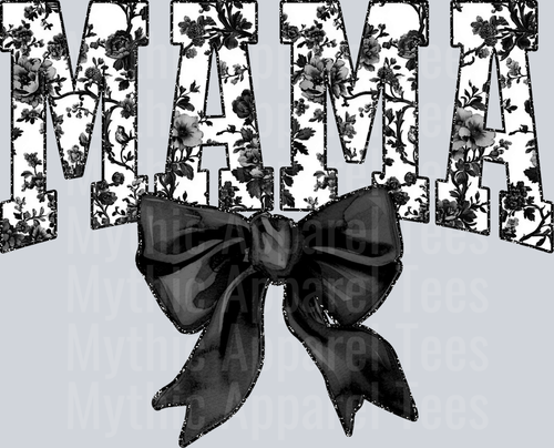 Black Toile Mama