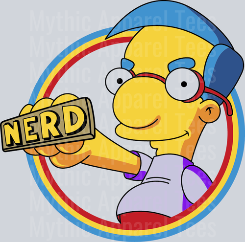 Millhouse NERD DTF The Simpsons Transfers