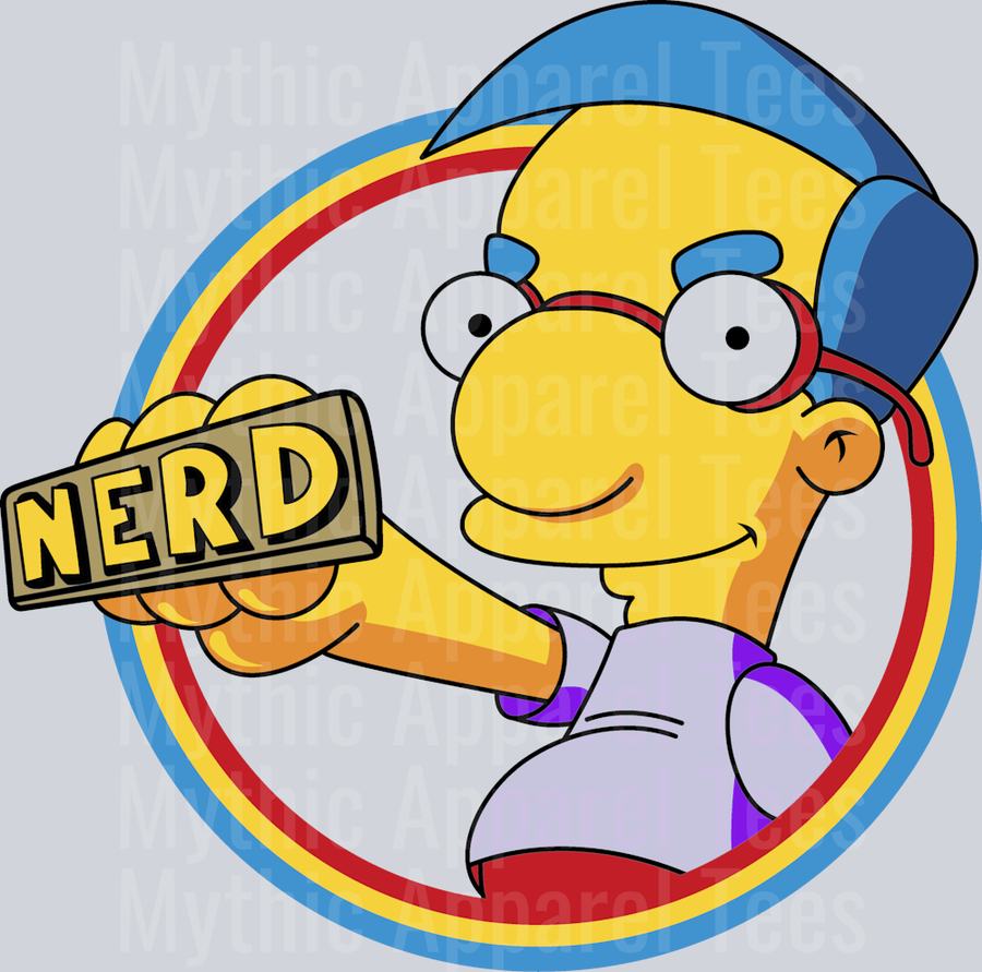 Millhouse NERD DTF The Simpsons Transfers