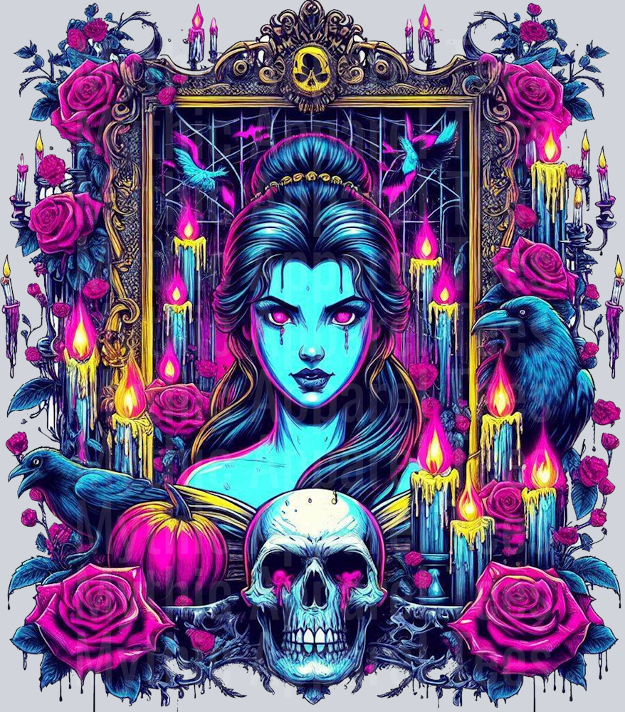 Belle Disney Princess Tarot Card