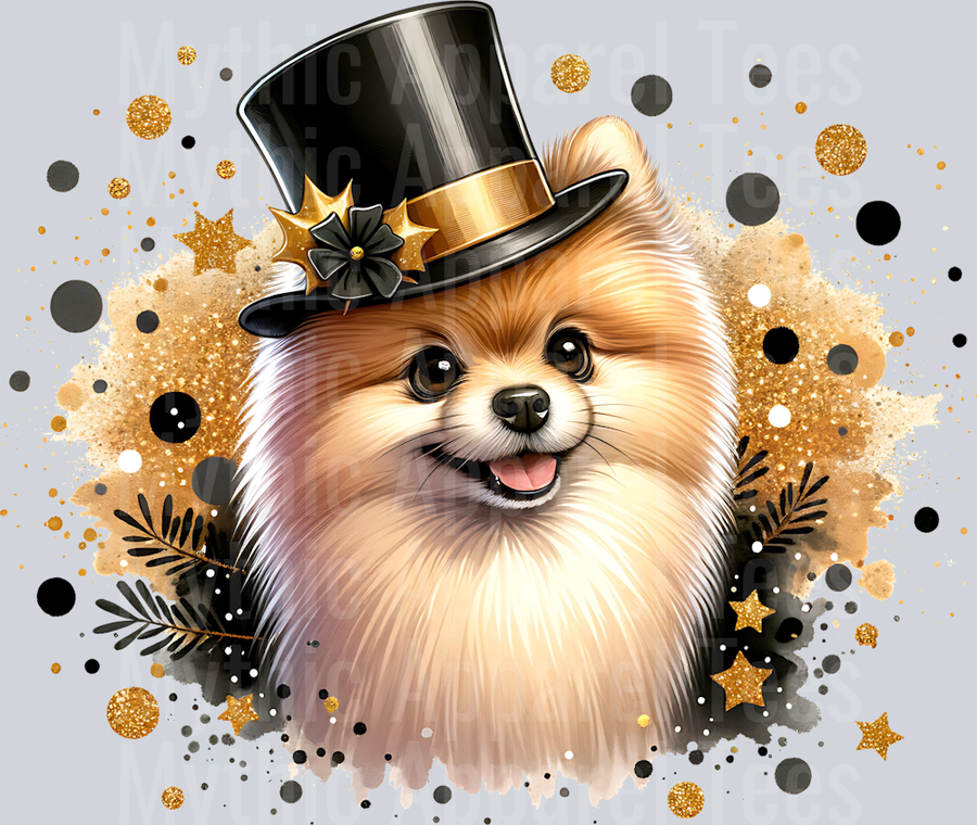 NEW YEARS POMERANIAN