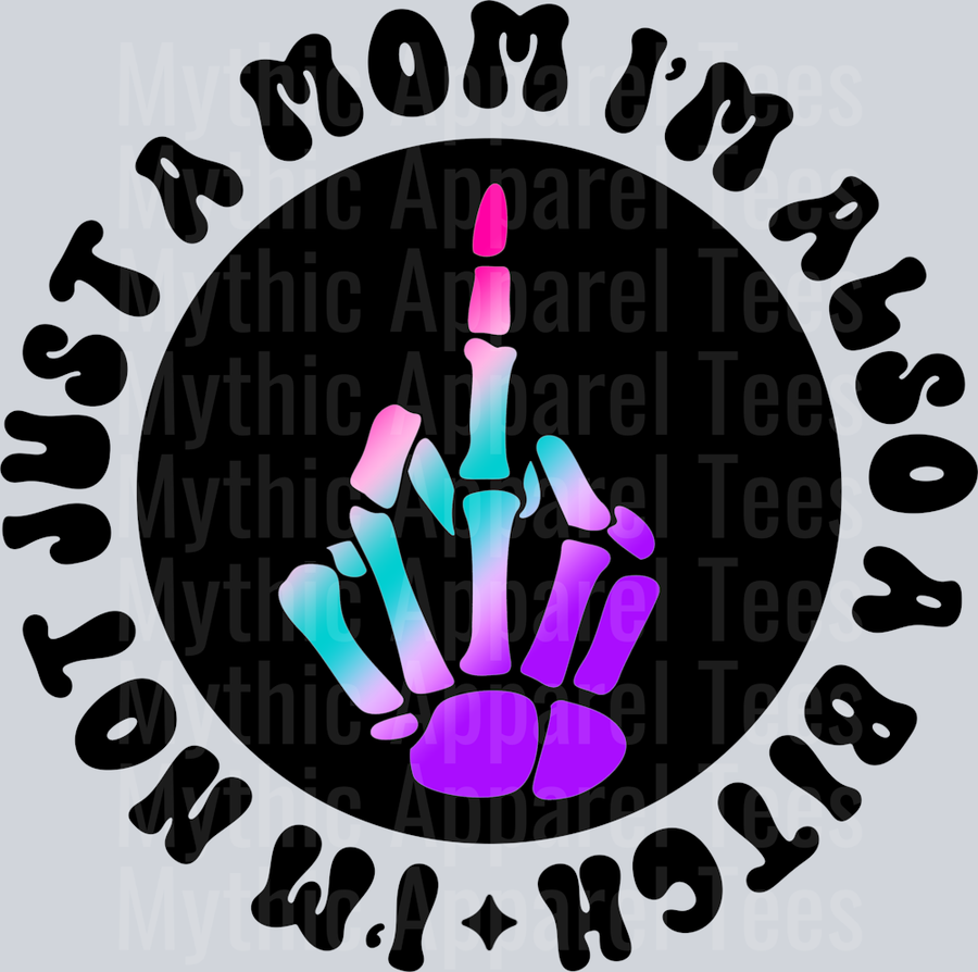 Color Im Not Just A Mom Pocket