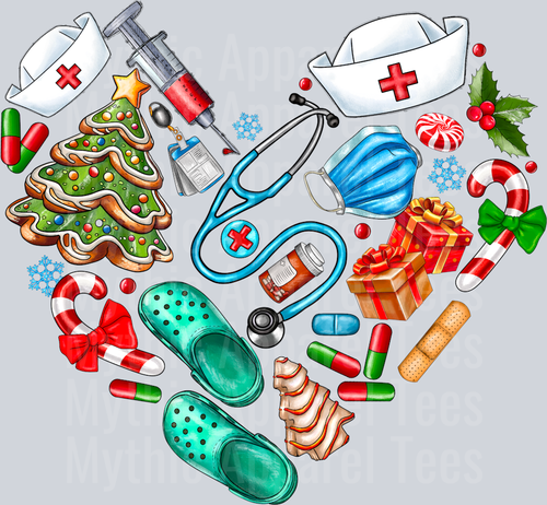 Christmas Nurse Heart