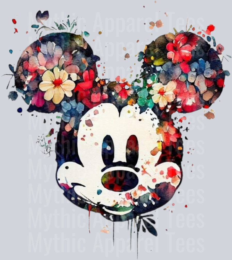 Disney Mickey Painted DTF Disney Transfers