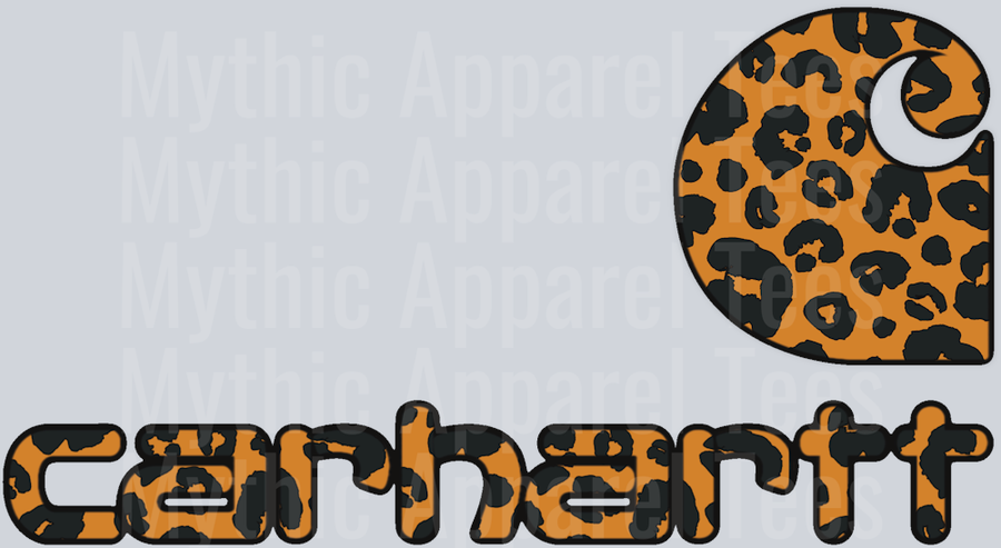 Carhartt Long Leopard 2 DTF Carhartt Transfers