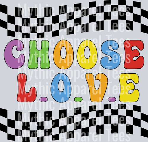 Choose Love checker LGBTQ+ Transfer