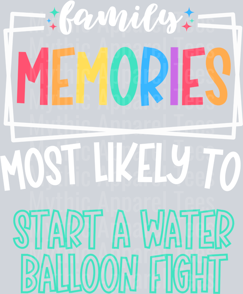 start a water balloon fight