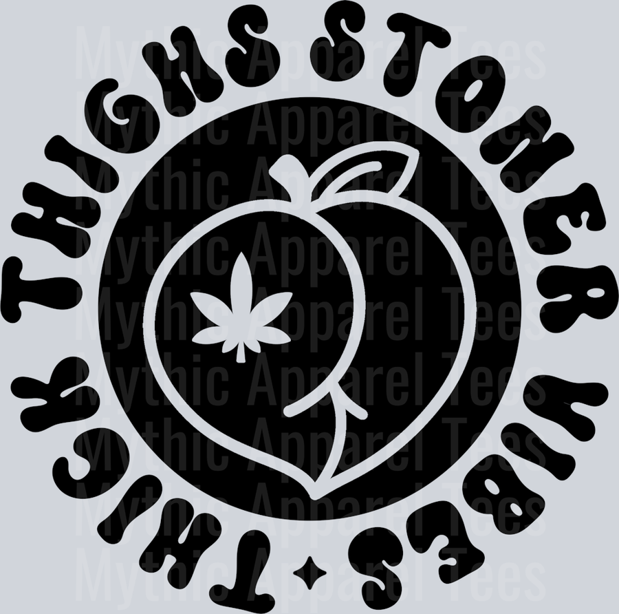 Thick Thighs Stoner Vibes Pocket