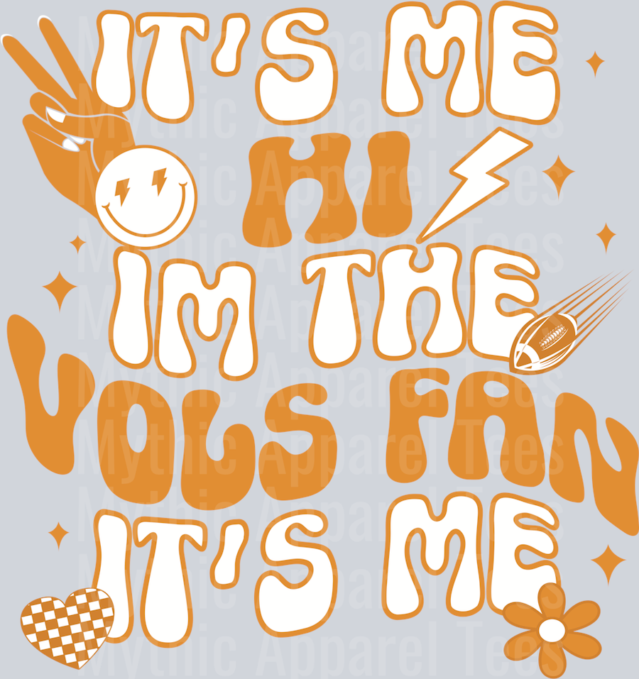 It's ME Hi I'm the VOLS Fan It's me. Taylor Swift DTF Tennessee Transfers