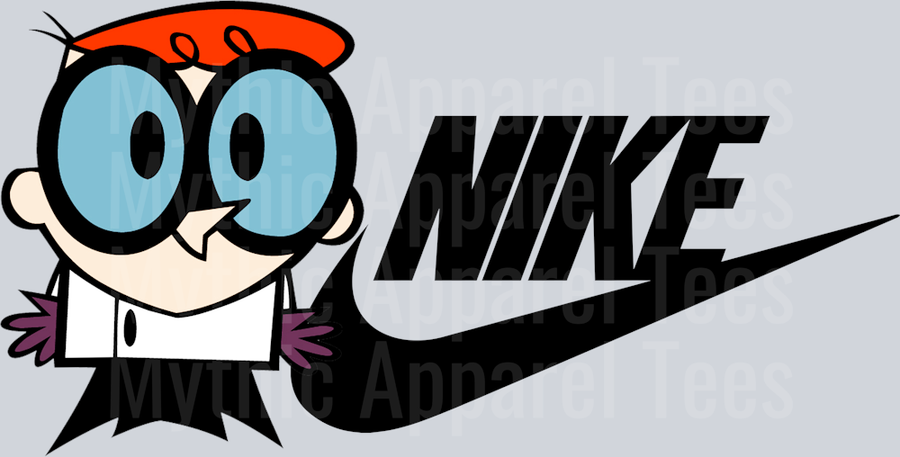 DEXTER from DEXTERS LAB JUST DO IT DTF Nike Transfers