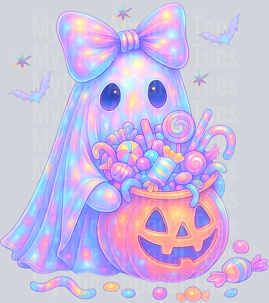 Ghost with pumpkin bucket_processed