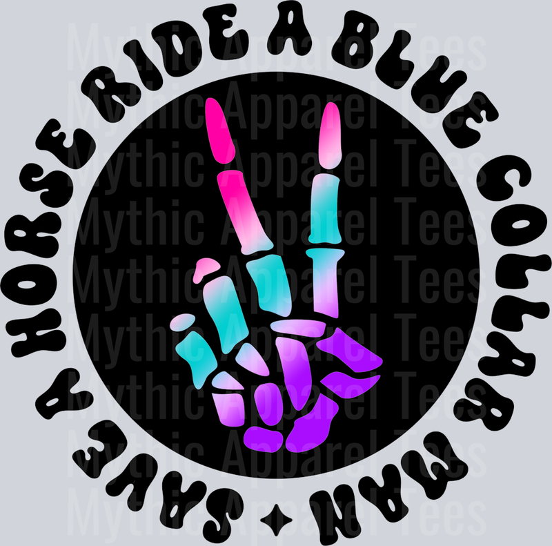 Color Ride A Blue Collar Man Pocket